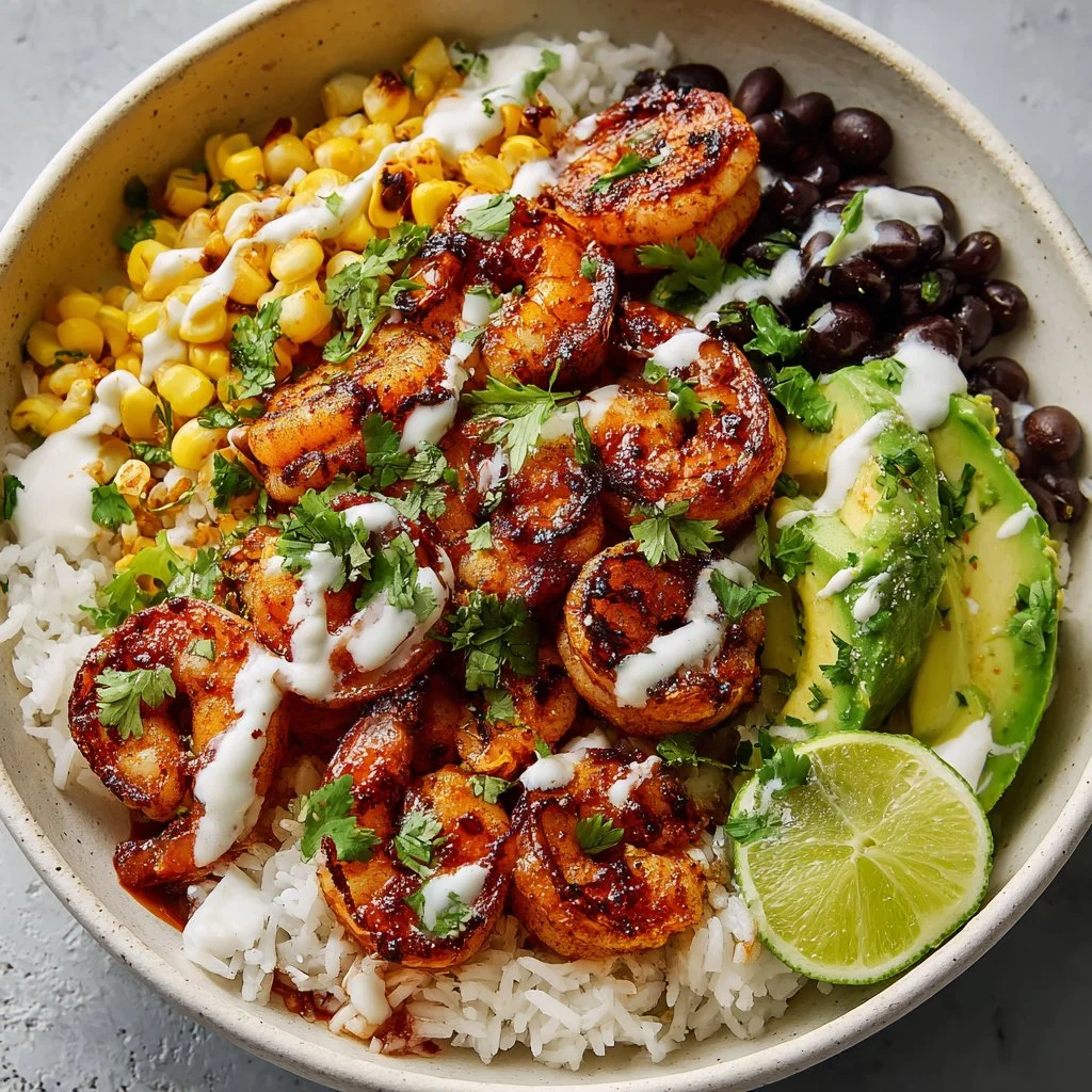 Chili Lime Shrimp Bowls