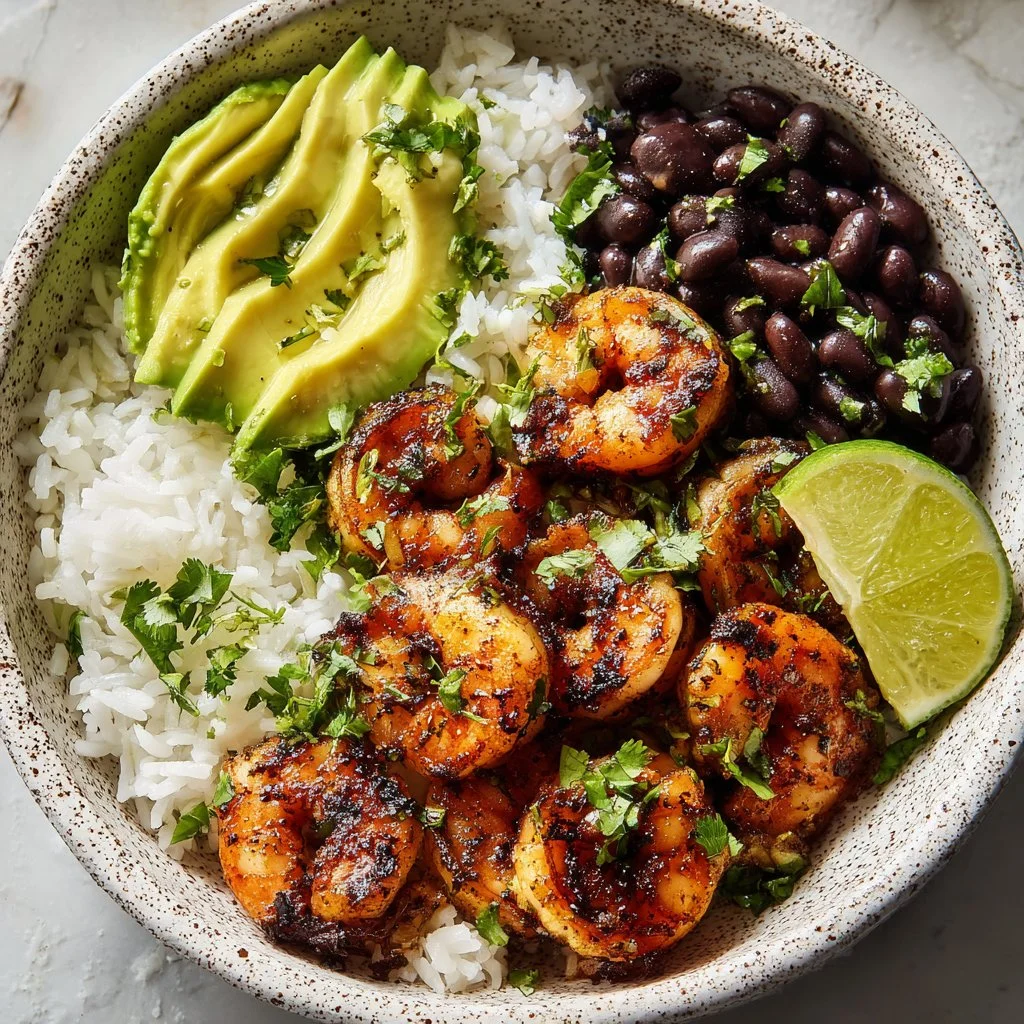 Cilantro Lime Shrimp Bowl
