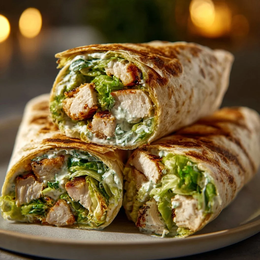 Classic Chicken Caesar Wrap