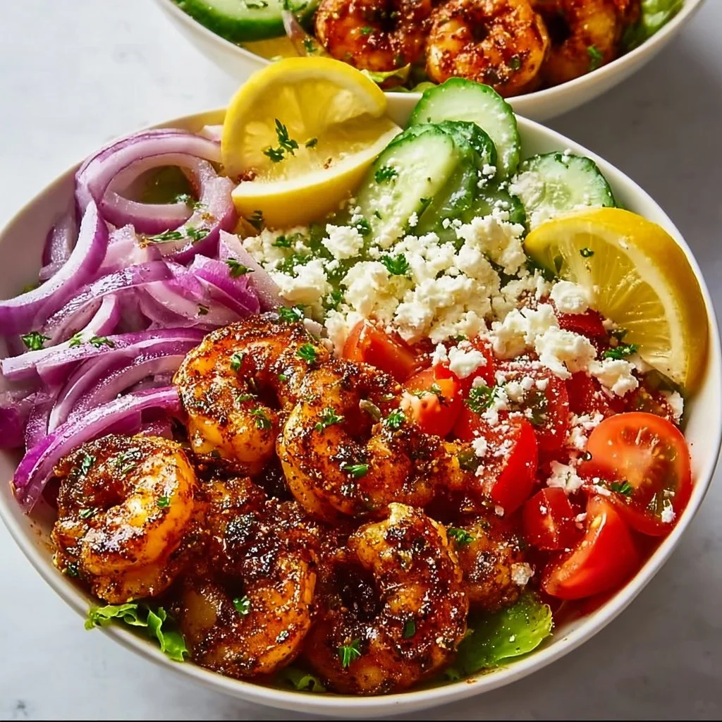 Greek Shrimp Mediterranean Bowl
