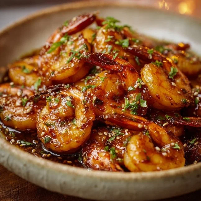 Honey Garlic Shrimp 10 Minute Sticky Glaze