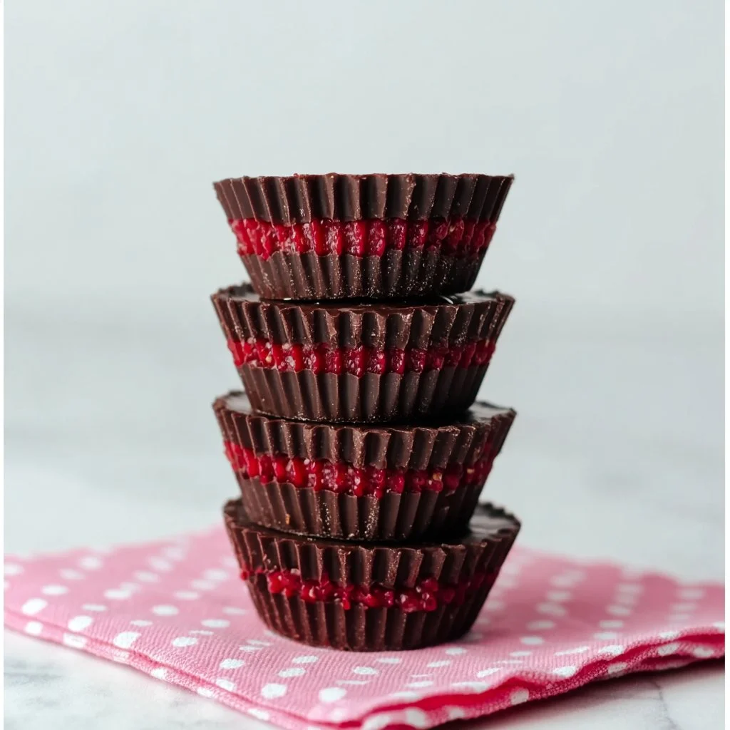 Chocolate Raspberry Chia Cups