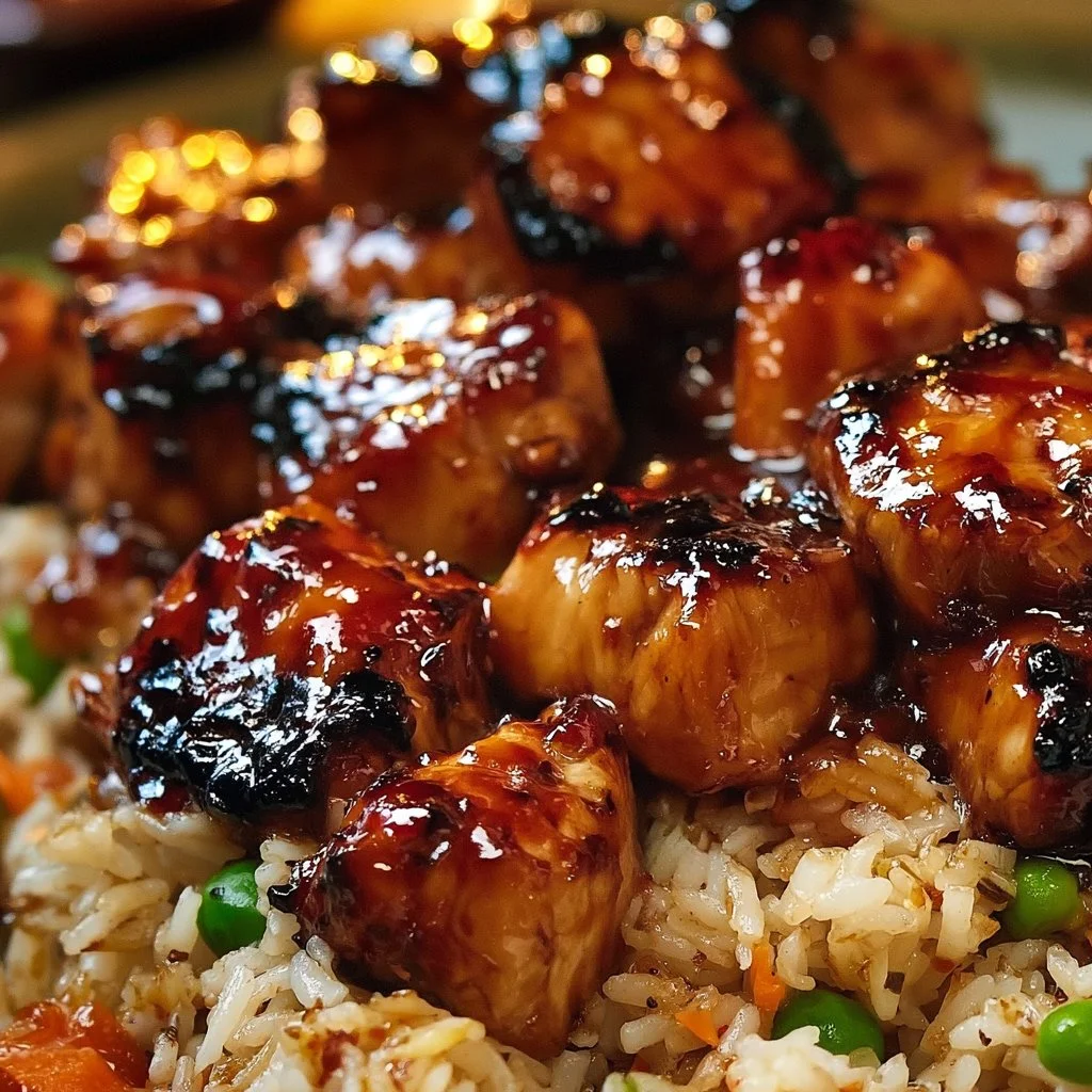 HONEY BBQ CHICKEN RICE