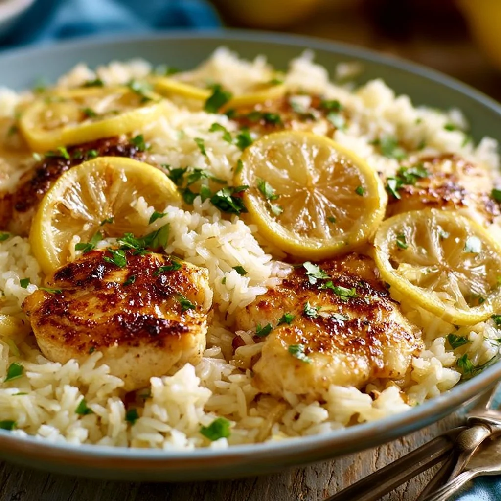 Lemon Chicken And Rice