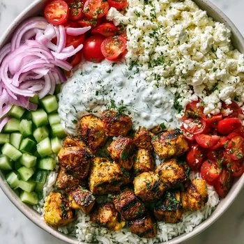 MEDITERRANEAN LEMON-DILL CHICKEN BOWLS