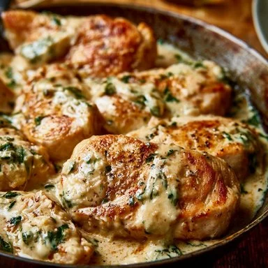 CREAMY GARLIC PARMESAN CHICKEN