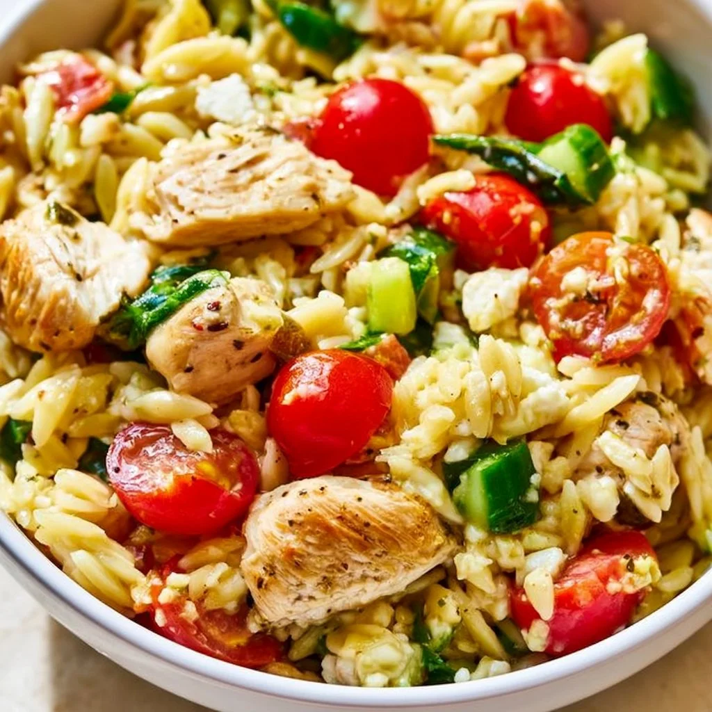 Greek Lemon Chicken and Orzo