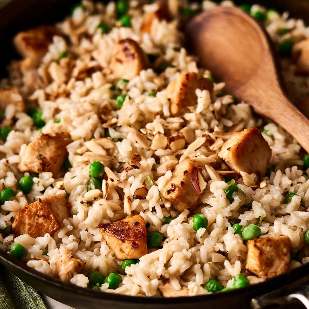 DINNER RECIPE CHICKEN RISOTTO with Parmesan and Peas