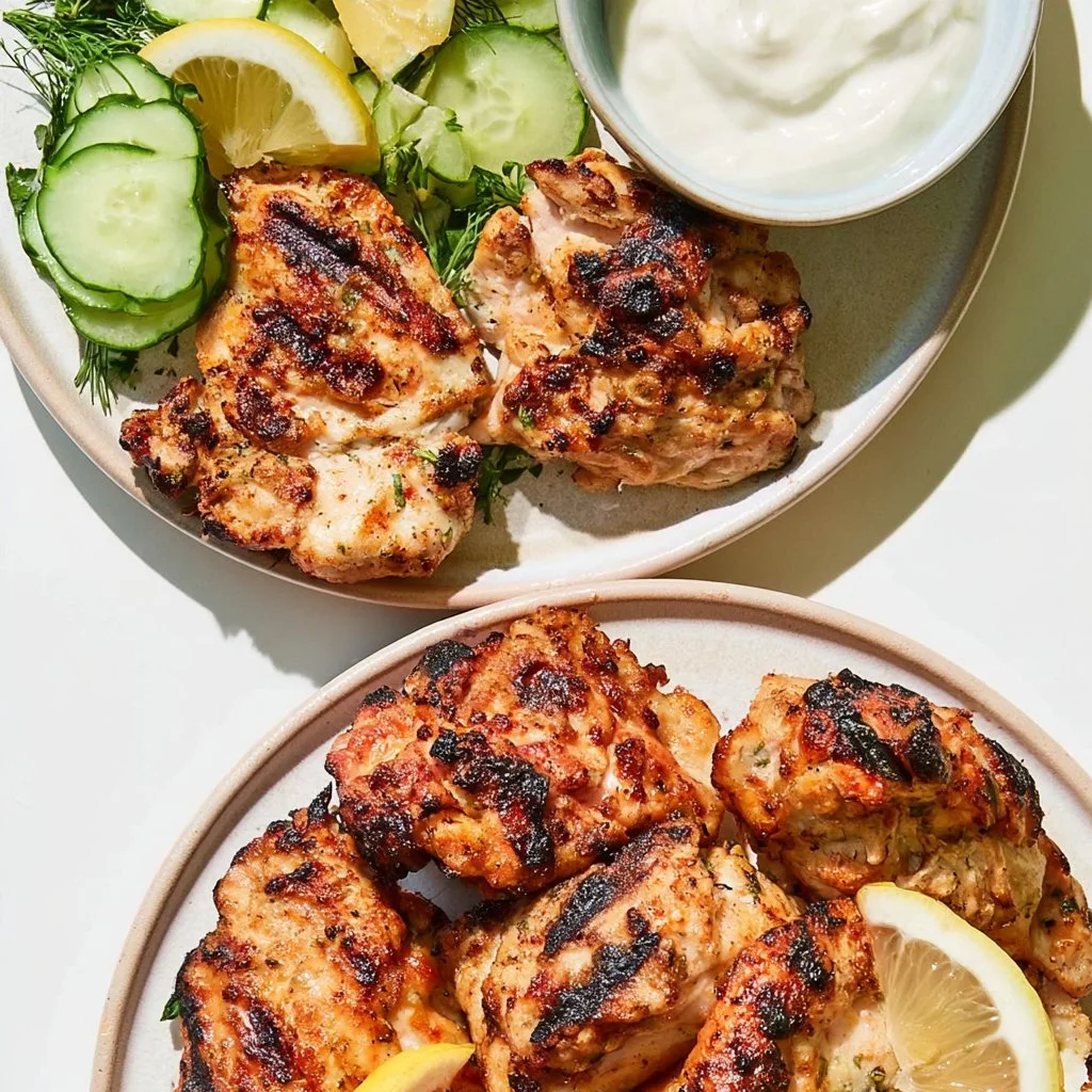 Greek Yogurt Marinated Chicken Thighs