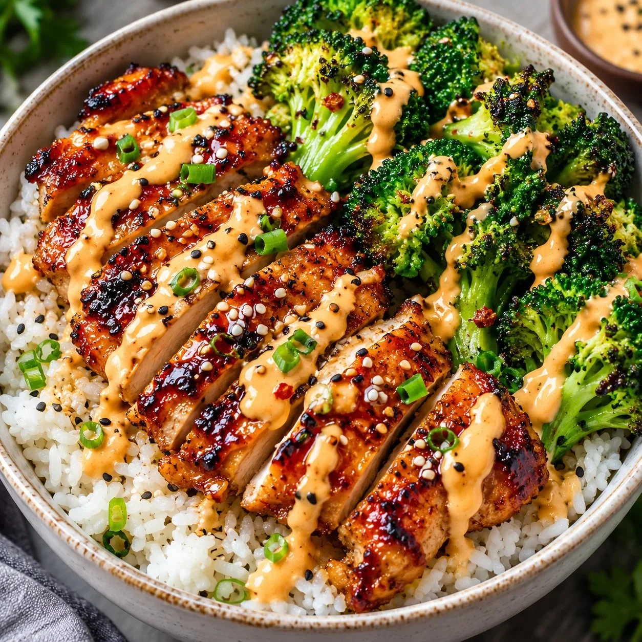 Healthy Sticky Chicken Bowls Bringing Flavor to Life