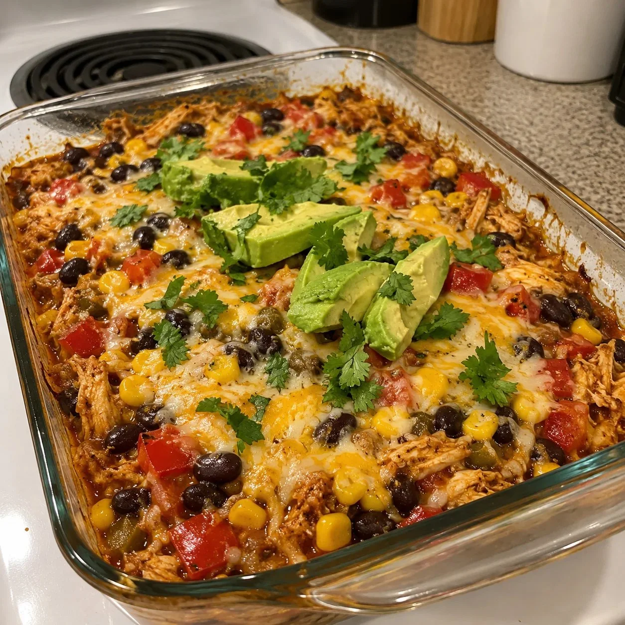 High Protein Chicken ENCHILADA BOWLS